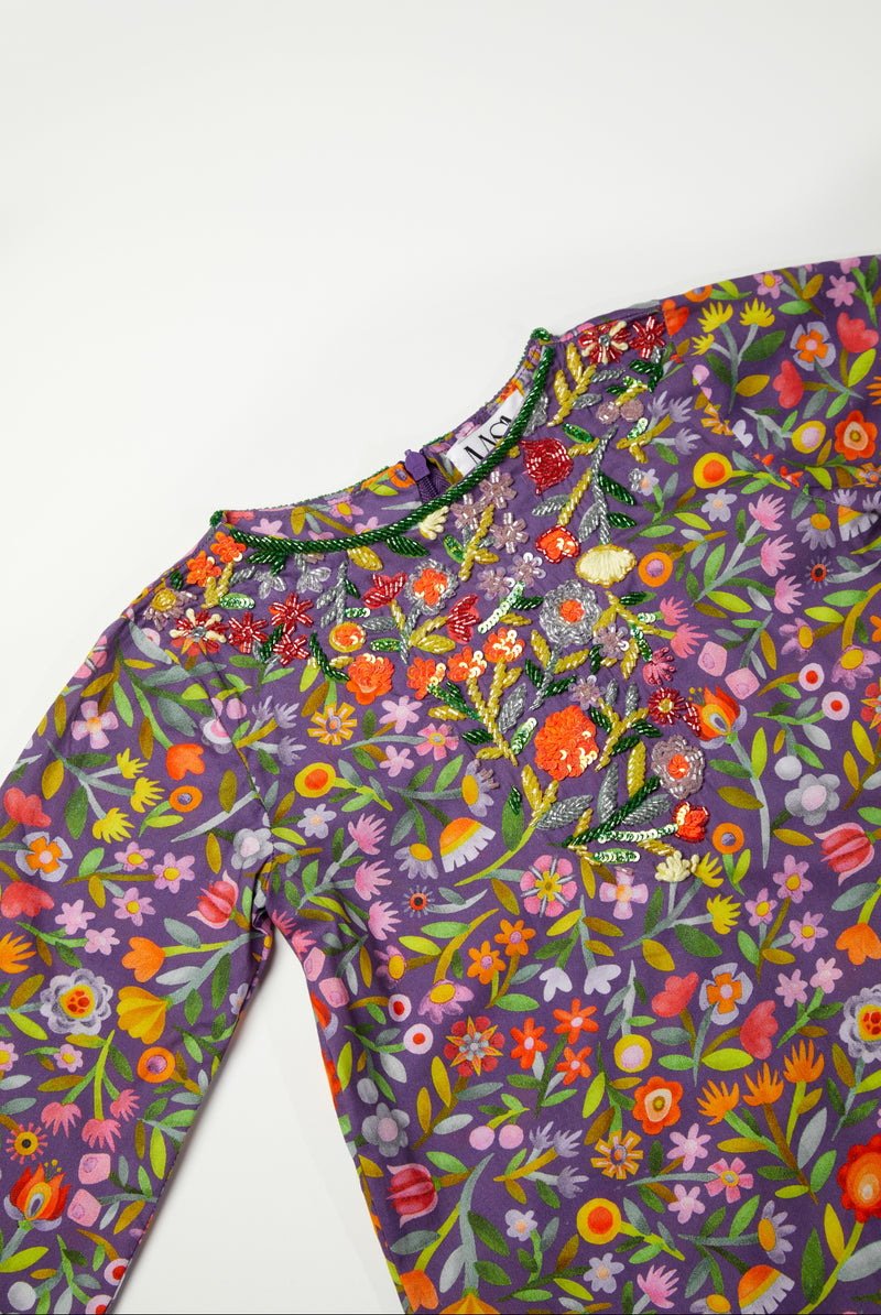 Colorful garden *with scrunchies*