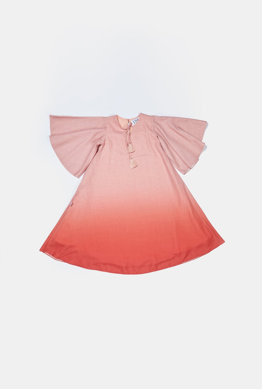 Peach Ombre Jalabya