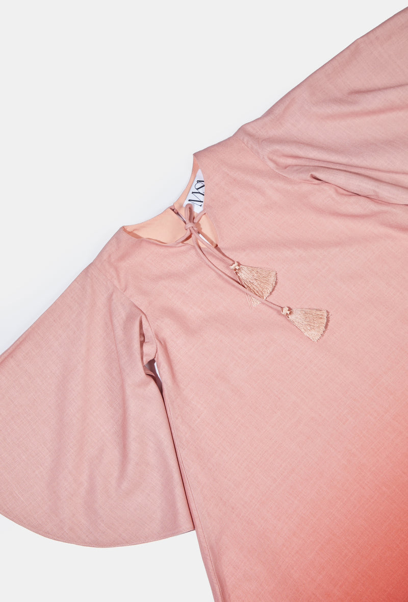 Peach Ombre Jalabya
