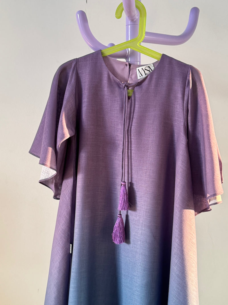 Purble Ombre Jalabya